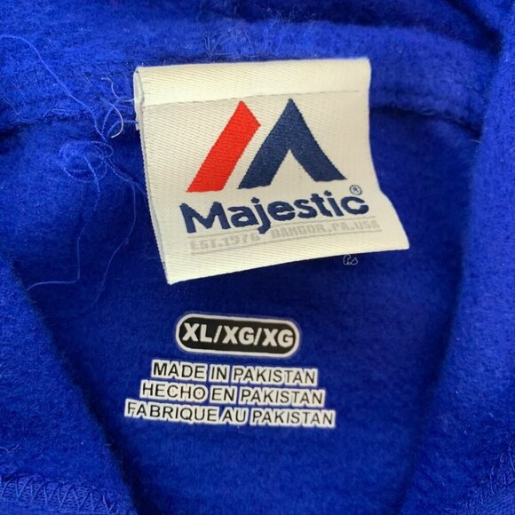 Kansas City Royals MLB Blue Majestic Pullover Hoodie - Picture 5 of 6